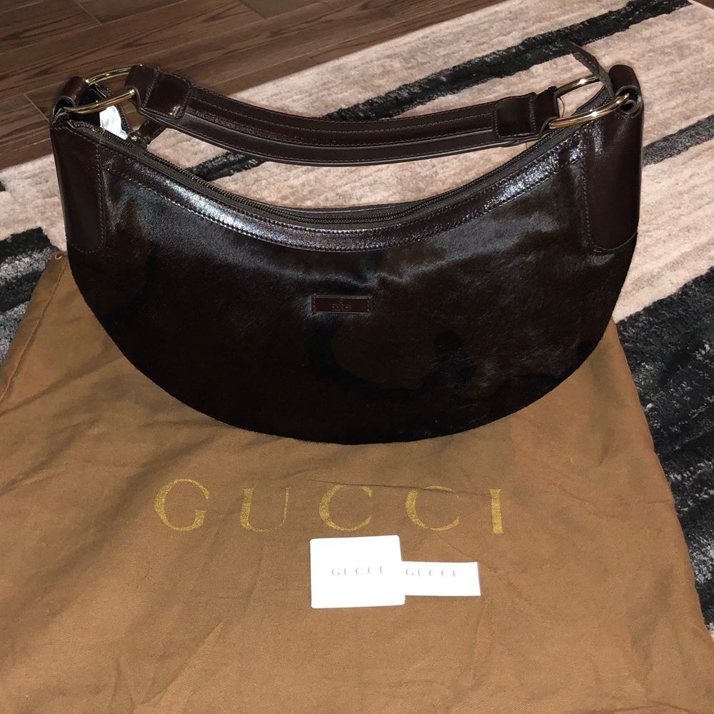 AUTHENTIC Gucci Pony Hair Hobo Tote Purse NWT NEW!